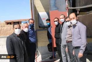 نیروگاه 20 کیلو وات خورشیدی در دانشگاه فنی و حرفه ای خراسان شمالی راه اندازی شد. 6