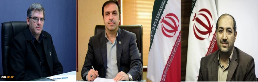 جلسه مشترک قائم مقام بنیاد ملی نخبگان دکتر سعادت به همراه معاون آینده سازان بنیاد ملی نخبگان دکتر سالاریه و معاون پژوهش و فناوری دانشگاه فنی و حرفه ای کشور دکتر جهانشاهی 2