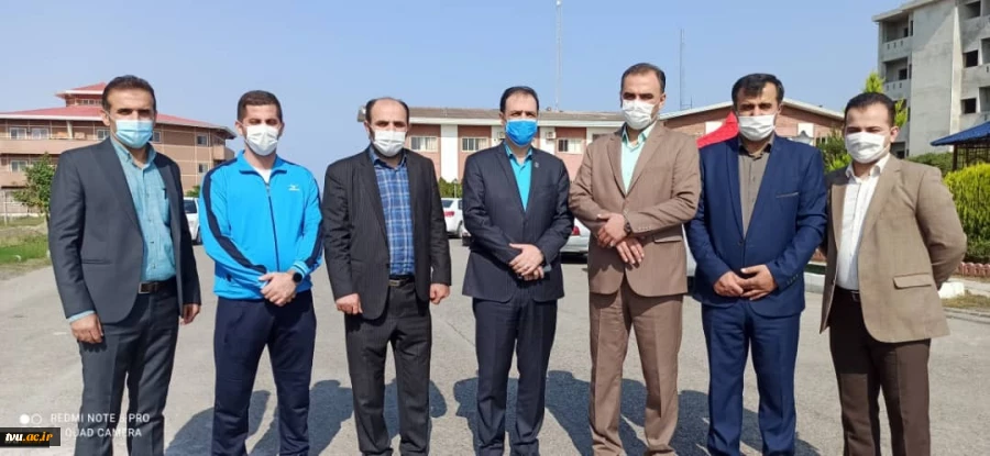بازدید پروفسور جهانشاهی معاون پژوهشی و فناوری و دکتر سلمانی مدیرکل حوزه ریاست و روابط عمومی دانشگاه فنی و حرفه ای کشور از دانشکده فنی و حرفه ای محمودآباد 2