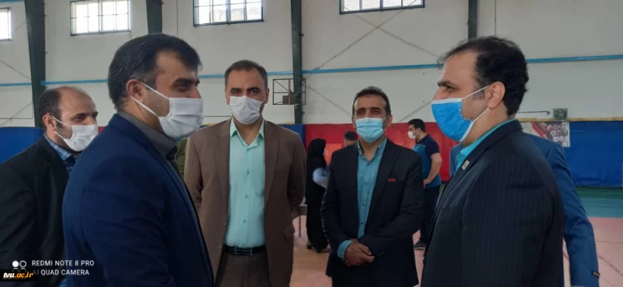 بازدید پروفسور جهانشاهی معاون پژوهشی و فناوری و دکتر سلمانی مدیرکل حوزه ریاست و روابط عمومی دانشگاه فنی و حرفه ای کشور از دانشکده فنی و حرفه ای محمودآباد 5