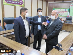 برگزاری نشست خبری جناب آقای دکتر صالحی عمران رئیس دانشگاه فنی و حرفه ای کشور با اصحاب محترم رسانه ، جراید و صداوسیمای استان سمنان
رئیس دانشگاه فنی و حرفه ای کشور:
ارتقای مهارت برای کمک به اقتصاد کشور رسالت دانشگاه فنی و حرفه ای است 2