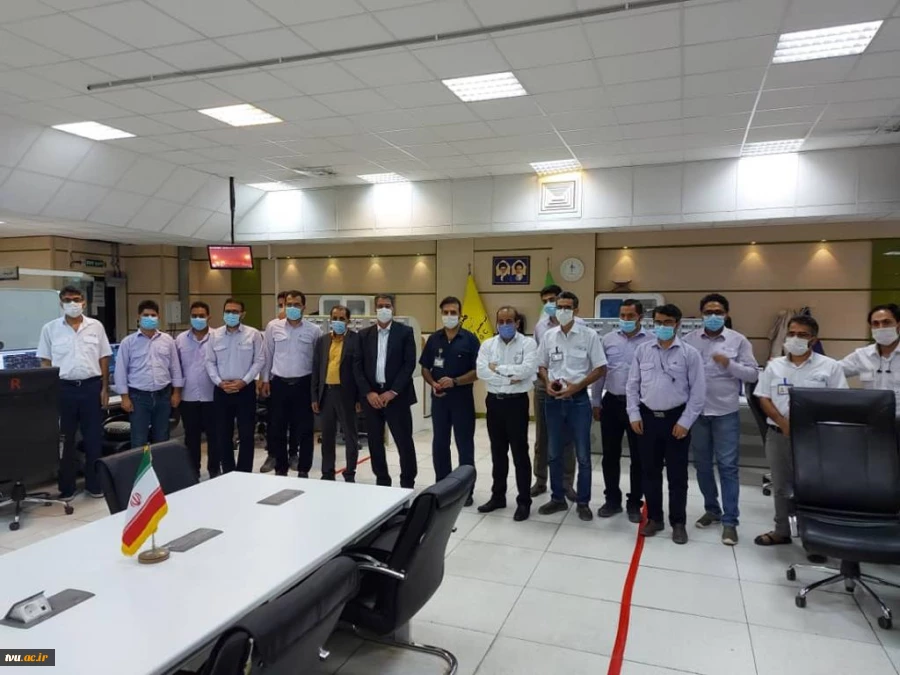 بازدید دکتر غلام رضا زمانی از پالایشگاه هشتم شرکت مجتمع گاز پارس جنوبی