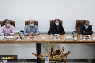 نشست رئیس دانشگاه فنی و حرفه ای استان بوشهر با مدیرکل صدا و سیمای مرکز بوشهر 7