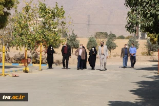 بازدید ریاست دانشگاه فنی وحرفه ای استان اصفهان از کارگاه ها ،خوابگاه وطرح های عمرانی وتوسعه آموزشکده دختران نجف اباد 9
