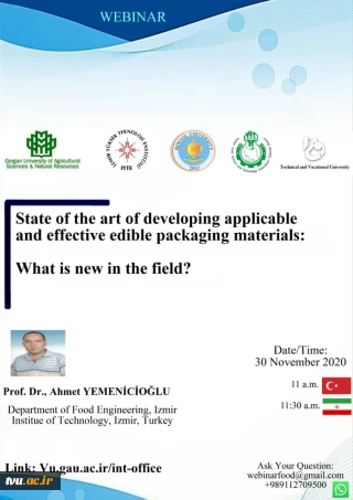Developing Applicable and Effective Edible Packaging Materials: What Is New in the Field?