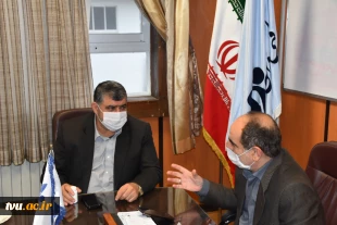 نشست هم‌اندیشی دکتر دل خوش نماینده صومعه سرا با دکتر رسول شمشادی رئیس دانشگاه فنی حرفه ای استان گیلان 4