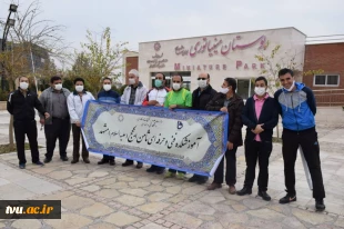 مسابقه پیاده روی مجازی دانشکده فنی وحرفه ای ثامن الحجج (ع) مشهد مقدس 2