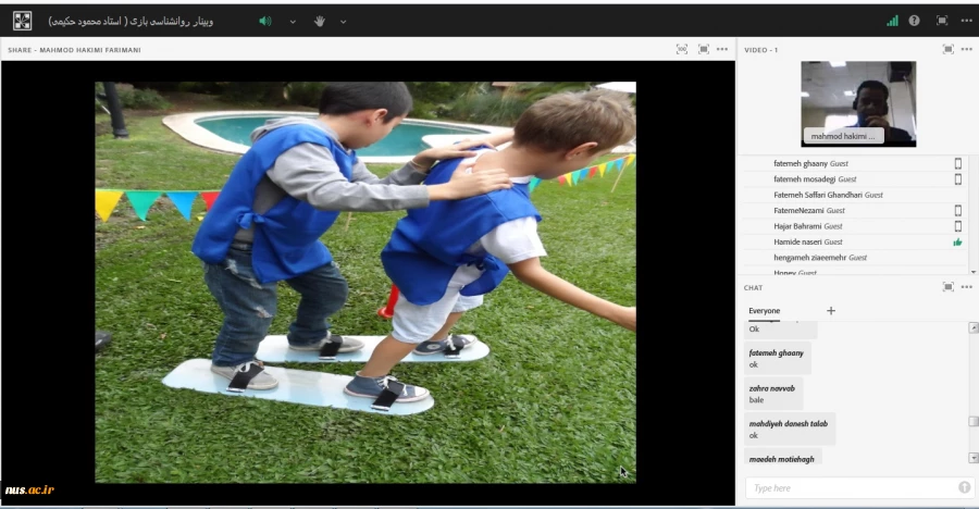 برگزاری وبینار "کارگاه روانشناسی بازی" بمناسبت هفته پژوهش درآموزشکده فنی وحرفه ای دختران مشهد 2