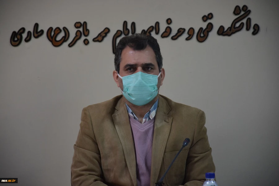 با حضور معاون دانشجویی و فرهنگی دانشگاه فنی و حرفه ای
آیین افتتاحیه سومین جشنواره رویش دانشگاه فنی و حرفه ای کشور به میزبانی دانشگاه فنی و حرفه ای استان مازندران به صورت وبیناری برگزار شد
 2