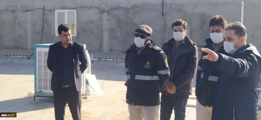 گزارش تصویری از بازدید مهندس ناظرشرکت توزیع برق استان خراسان رضوی از روند نیروگاه خورشیدی دانشکده فنی شهید رجایی قوچان 4