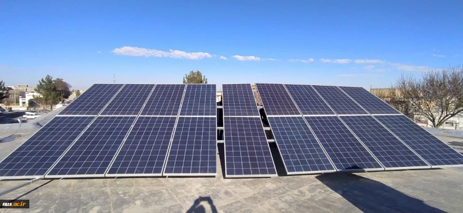 گزارش تصویری از بازدید مهندس ناظرشرکت توزیع برق استان خراسان رضوی از روند نیروگاه خورشیدی دانشکده فنی شهید رجایی قوچان 11