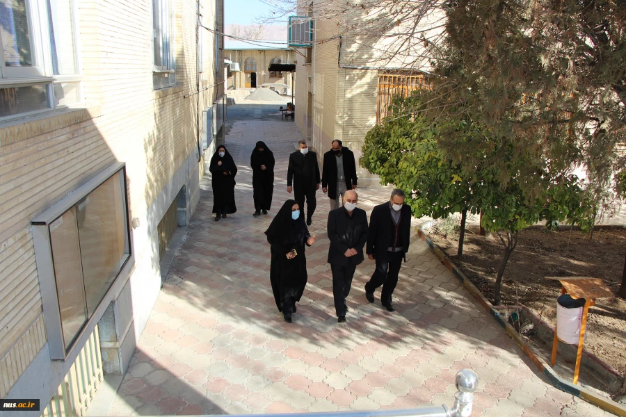 بازدید ریاست دانشگاه فنی وحرفه ای کشور جناب آقای دکتر صالحی عمران از آموزشکده دختران نجف آباد 3