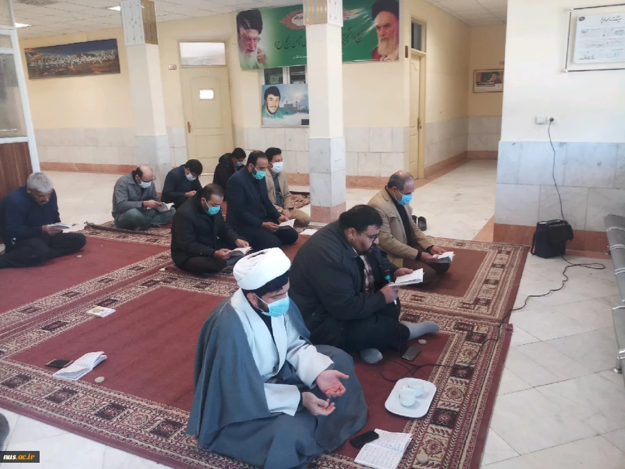 برگزاری مراسم زیارت عاشورا و سخنرانی یه مناسبت شهادت حضرت فاطمه زهرا (س) دانشکده فنی وحرفه ای ثامن الحجج (ع) مشهد مقدس 2