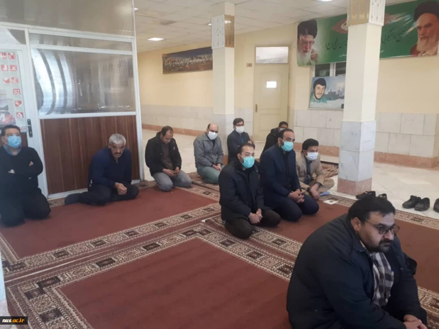 برگزاری مراسم زیارت عاشورا و سخنرانی یه مناسبت شهادت حضرت فاطمه زهرا (س) دانشکده فنی وحرفه ای ثامن الحجج (ع) مشهد مقدس 3