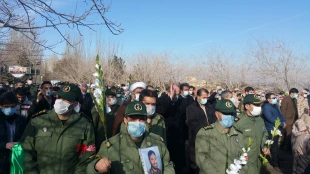 ادای احترام دانشگاهیان دانشگاه فنی و حرفه ای استان آذربایجان شرقی به شهید گمنام دوران هشت سال دفاع مقدس 5