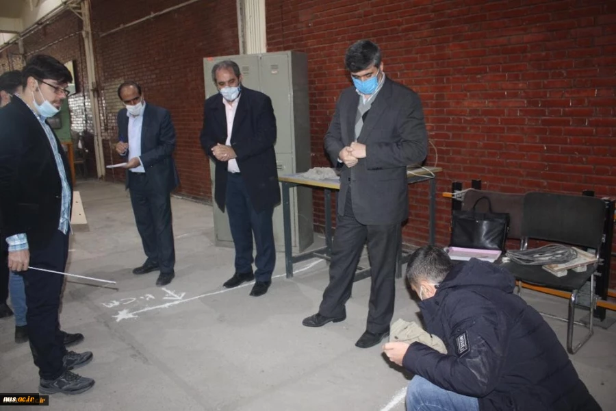 بازدید هیات رئیسه محترم سندیکای صنایع آسانسور و پله برقی ایران و نمایندگان برخی شرکت های تولیدی از کارگاه های تخصصی رشته تعمیر و نگهداری آسانسور و پله برقی دانشکده فنی انقلاب اسلامی 3