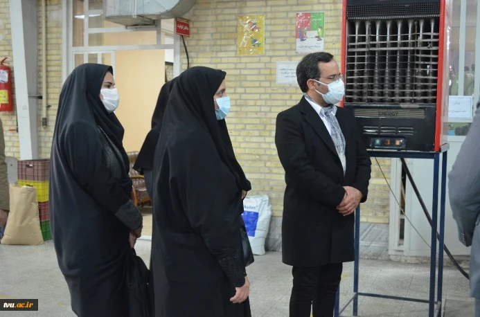 بازدید معاون پژوهشی و اعضای هیات علمی دانشگاه فنی و حرفه ای استان یزد از کارخانه رز تحریر 2