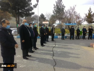 طنین انداز شدن بانگ الله اکبر در آسمان دانشگاه فنی و حرفه ای استان آذربایجان شرقی 6