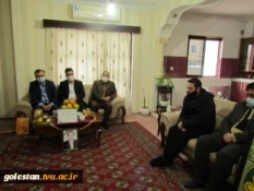 دیدار با خانوده شهید مدافع سلامت "حاج فغان کیاء" به مناسبت برگزاری جشنواره ملی فرهنگی وهنری جهاد سپید شهر کردکوی(استان گلستان) 2