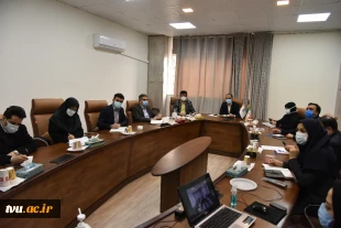 برگزاری دومین جلسه از پنجمین دوره شورای آموزشی دانشگاه در سازمان مرکزی در تار 99/11/28 2