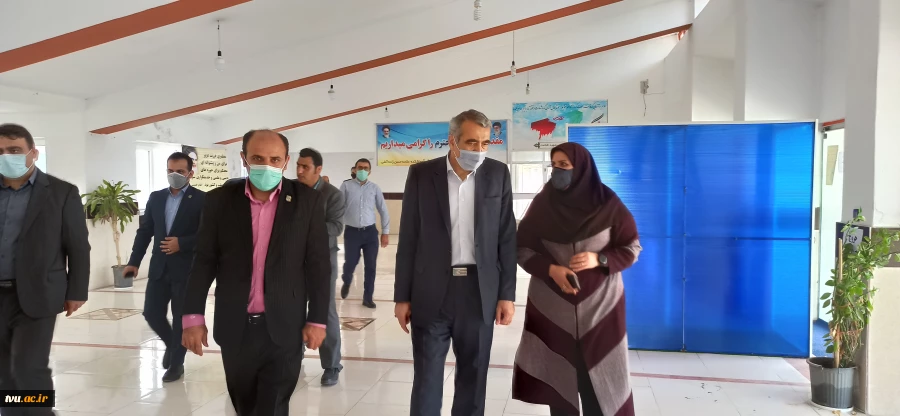 بازدید معاون اداری مالی وزارت علوم از دانشکده فنی و حرفه ای پسران آمل؛ 4