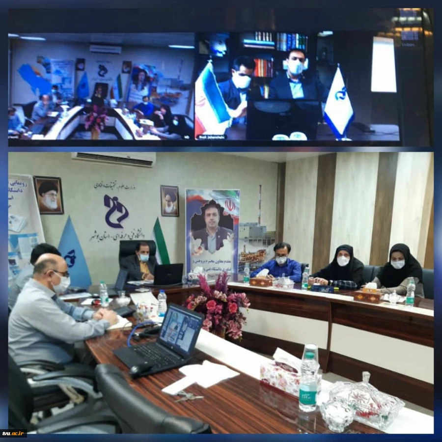 مراسم رونمایی از تجهیزات کارگاهی و آزمایشگاهی استان بوشهر مقارن با سالروز فتح خرمشهر و روز پاسدار با حضور معاون پژوهش و فناوری دانشگاه  2
