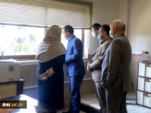 بازدید دکتر میر فخرالدینی معاون محترم آموزشی دانشگاه از آموزشکده های دختران و پسران آمل 7