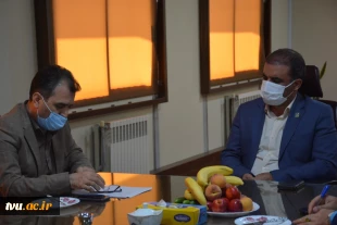 بازدید جناب دکتر میر فخرالدینی معاون محترم آموزشی دانشگاه از مرکز رشد و دانشکده  امام محمد باقر (ع) ساری  2