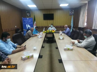بازدید سید حیدر میر فخرالدینی معاون محترم آموزشی دانشگاه از آموزشکده فنی و حرفه ای پسران بهشهر 2
