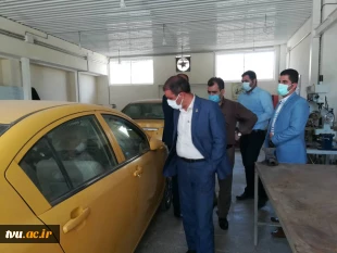 بازدید سید حیدر میر فخرالدینی معاون محترم آموزشی دانشگاه از آموزشکده فنی و حرفه ای پسران بهشهر 4