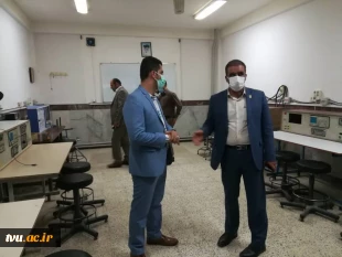 بازدید سید حیدر میر فخرالدینی معاون محترم آموزشی دانشگاه از آموزشکده فنی و حرفه ای پسران بهشهر 5