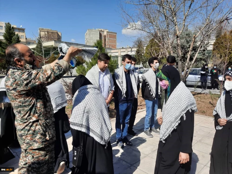 برگزاری مراسم رونمایی از یادمان شهید گمنام با حضور دکتر عرفان خسرویان
 9