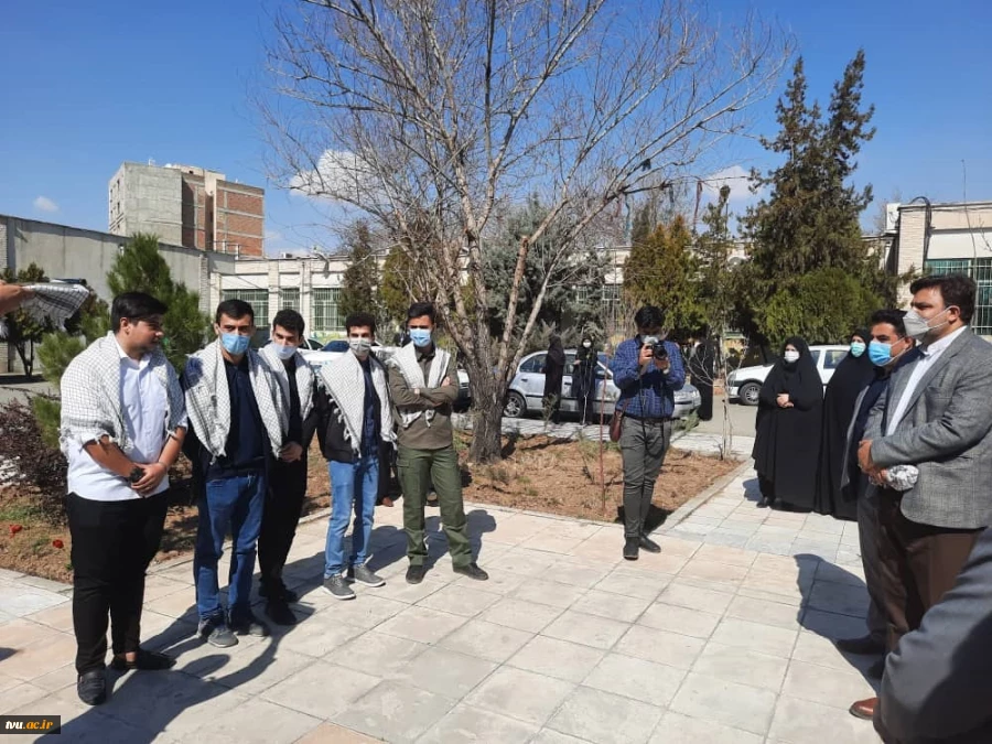 برگزاری مراسم رونمایی از یادمان شهید گمنام با حضور دکتر عرفان خسرویان
 11