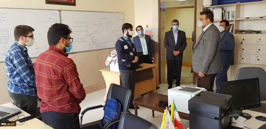 دکترعرفان خسرویان در اولین روز بازگشایی دانشگاه ها، از دانشکده فنی و حرفه ای شهید شمسی پور بازدید بعمل آورد 7