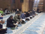 برگزاری مراسم سومین شب از لیالی پر فضیلت قدر با حضور دکتر عرفان خسرویان و جمعی از مدیران حوزه ستادی دانشگاه فنی و حرفه ای در دانشکده انقلاب اسلامی تهران 2