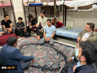 بازدید سرزده دکتر خسرویان از خوابگاه دانشجویی دانشکده فنی وحرفه ای شهید شمسی پور تهران 5