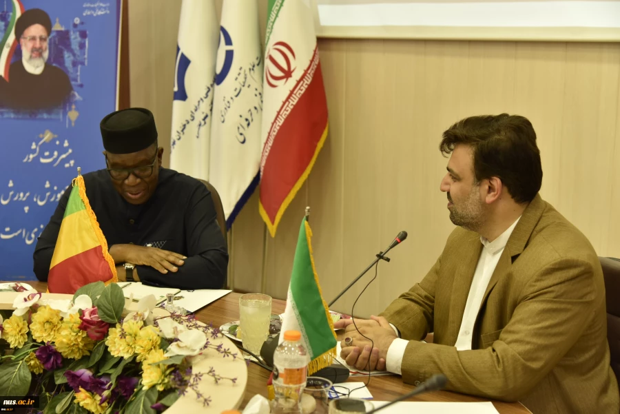 The President of Technical and Vocational University met and talked with the Minister of Higher Education and Research of the Republic of Mali. 3