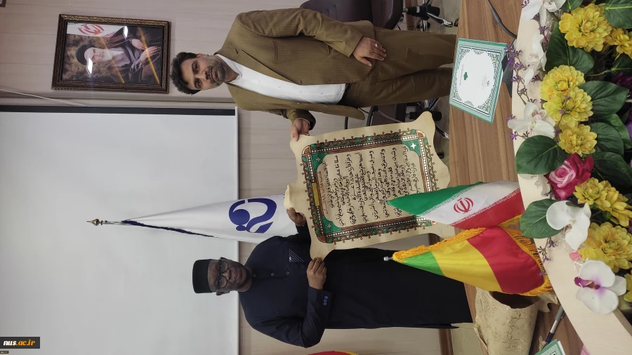 The President of Technical and Vocational University met and talked with the Minister of Higher Education and Research of the Republic of Mali. 13
