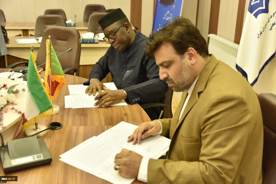 The President of Technical and Vocational University met and talked with the Minister of Higher Education and Research of the Republic of Mali. 9