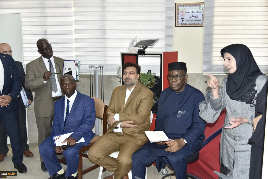 The President of Technical and Vocational University met and talked with the Minister of Higher Education and Research of the Republic of Mali. 12