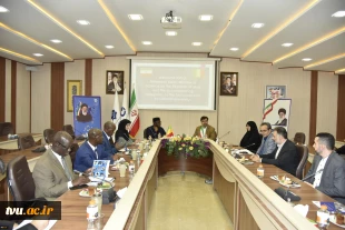 The President of Technical and Vocational University met and talked with the Minister of Higher Education and Research of the Republic of Mali. 2