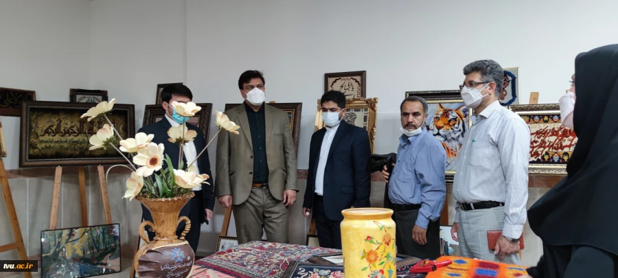 بازدید رئیس دانشگاه فنی و حرفه‌ای کشور از دانشکده فنی و حرفه‌ای دختران کوثر گنبد کاووس 3