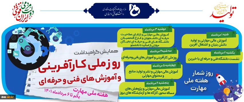 روزشمار هفته ملی مهارت 2