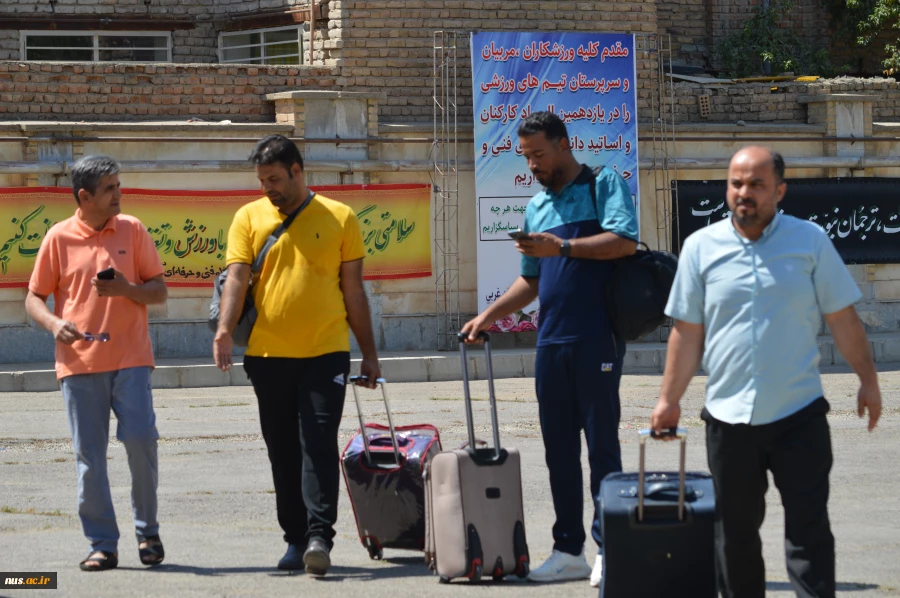 ورود تیم‌های شرکت‌کننده در یازدهمین المپیاد ورزشی کارمندان و استادان دانشگاه فنی و حرفه‌ای کشور به شهر ارومیه 10