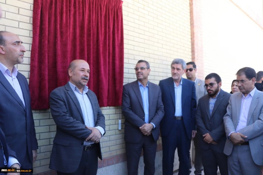 افتتاح مجتمع فرهنگی مذهبی  و مرکز رشد دانشگاه فنی و حرفه ای استان فارس با حضور معاون وزیر علوم، تحقیقات و فناوری 2