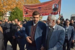 حضور دکتر خسرویان در مراسم باشکوه تشییع پیکر شهدای دانشجوی بسیجی مدافع امنیت دانشگاه فنی و حرفه‌ای 10
