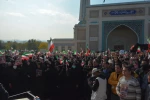 حضور دکتر خسرویان در مراسم باشکوه تشییع پیکر شهدای دانشجوی بسیجی مدافع امنیت دانشگاه فنی و حرفه‌ای 12