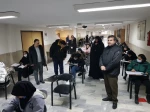 بازدید دکتر خسرویان و هیئت همراه از روند برگزاری امتحانات پایان ترم دانشکده فنی و حرفه‌ای دکتر شریعتی 4