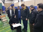 بازدید دکتر خسرویان و هیئت همراه از روند برگزاری امتحانات پایان ترم دانشکده فنی و حرفه‌ای دکتر شریعتی 10