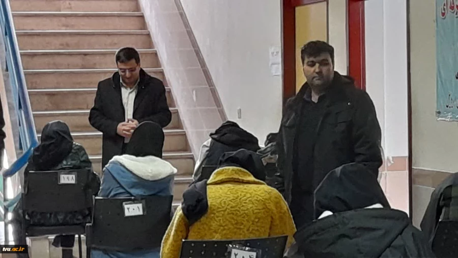 بازدید ناظران مرکز نظارت، ارزیابی و تضمین کیفیت از «برگزاری امتحانات پایانی نیمسال اول سال تحصیلی 1402-1401»  10